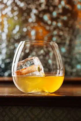 Drink at GAIA, editorial light. Food photography in Dubai by Artur Begel