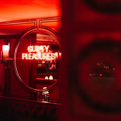 Interior of GAIA, low key light. Food photography in Dubai by Artur Begel