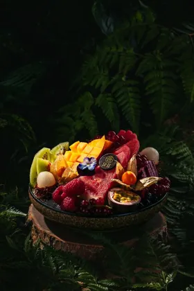 Dish at SHI, low key light. Food photography in Dubai by Artur Begel